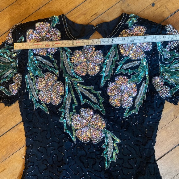 Vintage Beaded Sequin Dress - Picture 5 of 5